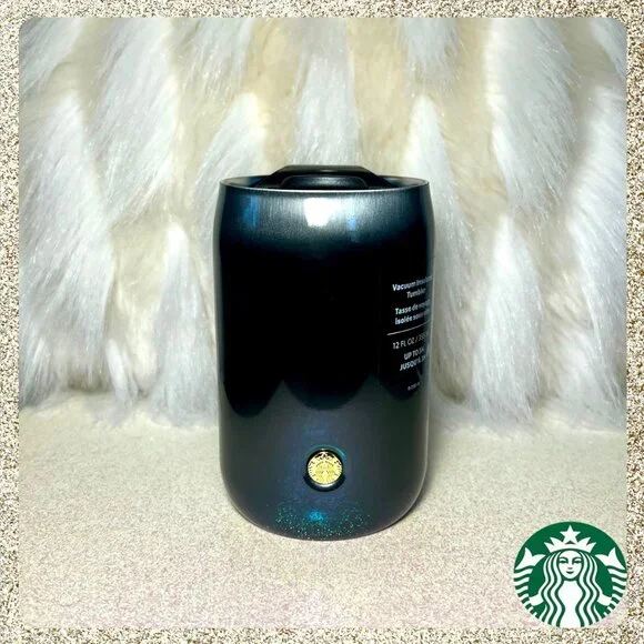 🌟🖤 NWT 2026 Starbucks High-Shine Gunmetal/Pewter SS 12oz Tumbler w/ Lid - Picture 2 of 7
